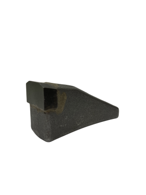 P-017 Tungsten Carbide Tip Weld-On Teeth Curved R – Side View, HDD Drilling Tools B.V. Netherlands